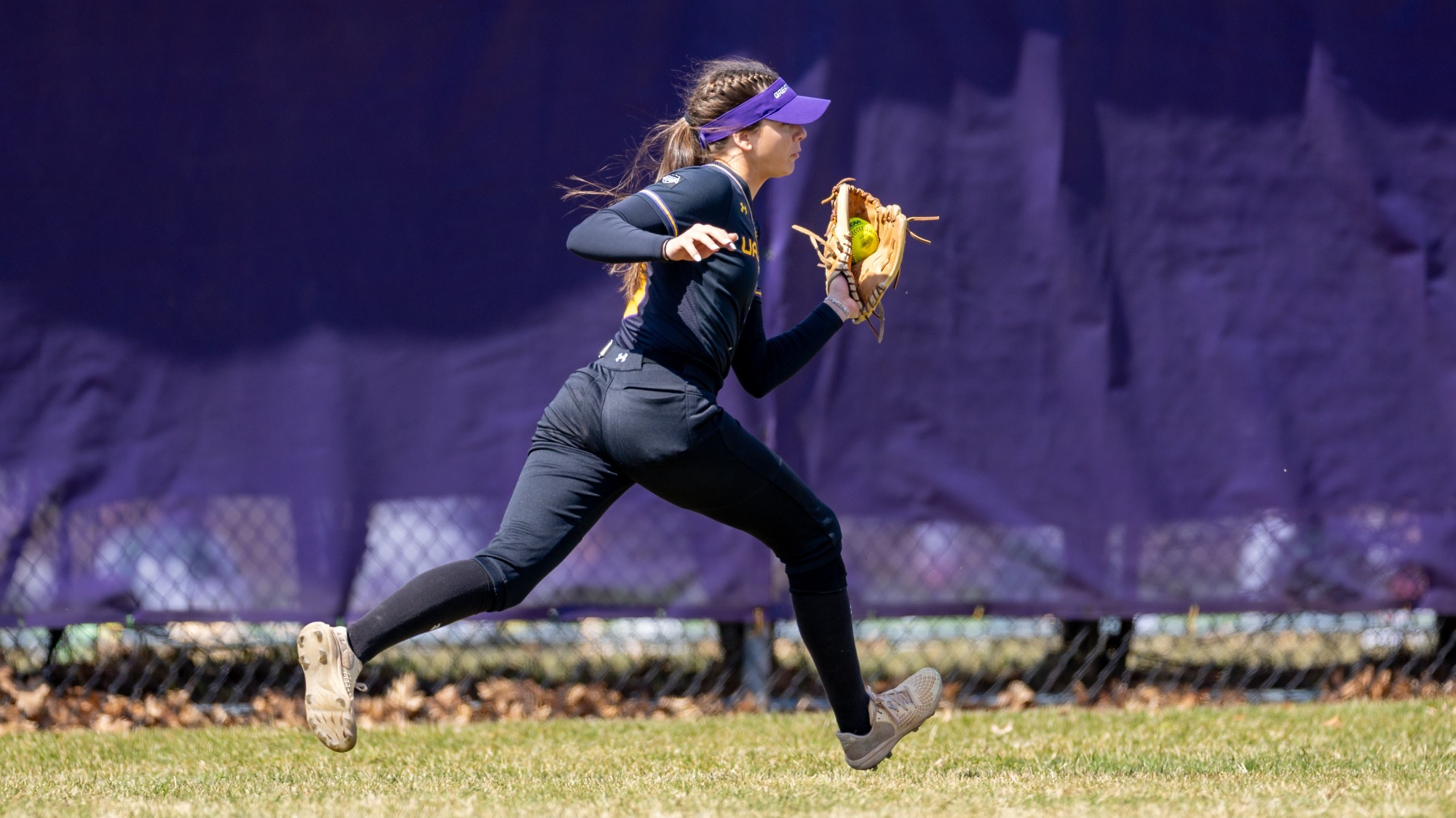The UAlbany softball team hosted UMass Lowell at UAlbany Field in Albany, New York on Sunday, March 29, 2026. This photo from the first game of the doubleheader.