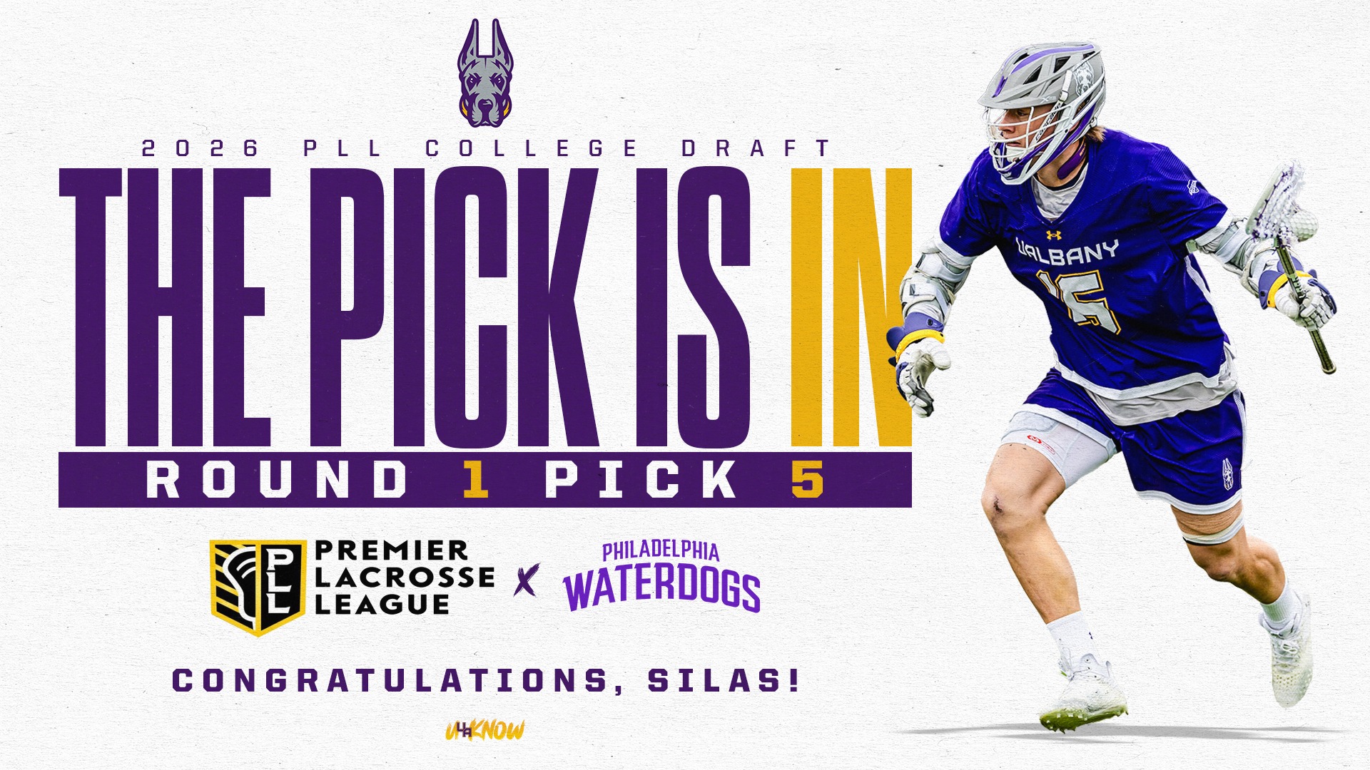 Silas Richmond Drafted No. 5 Overall in the 2026 PLL Draft by the Philadelphia Waterdogs