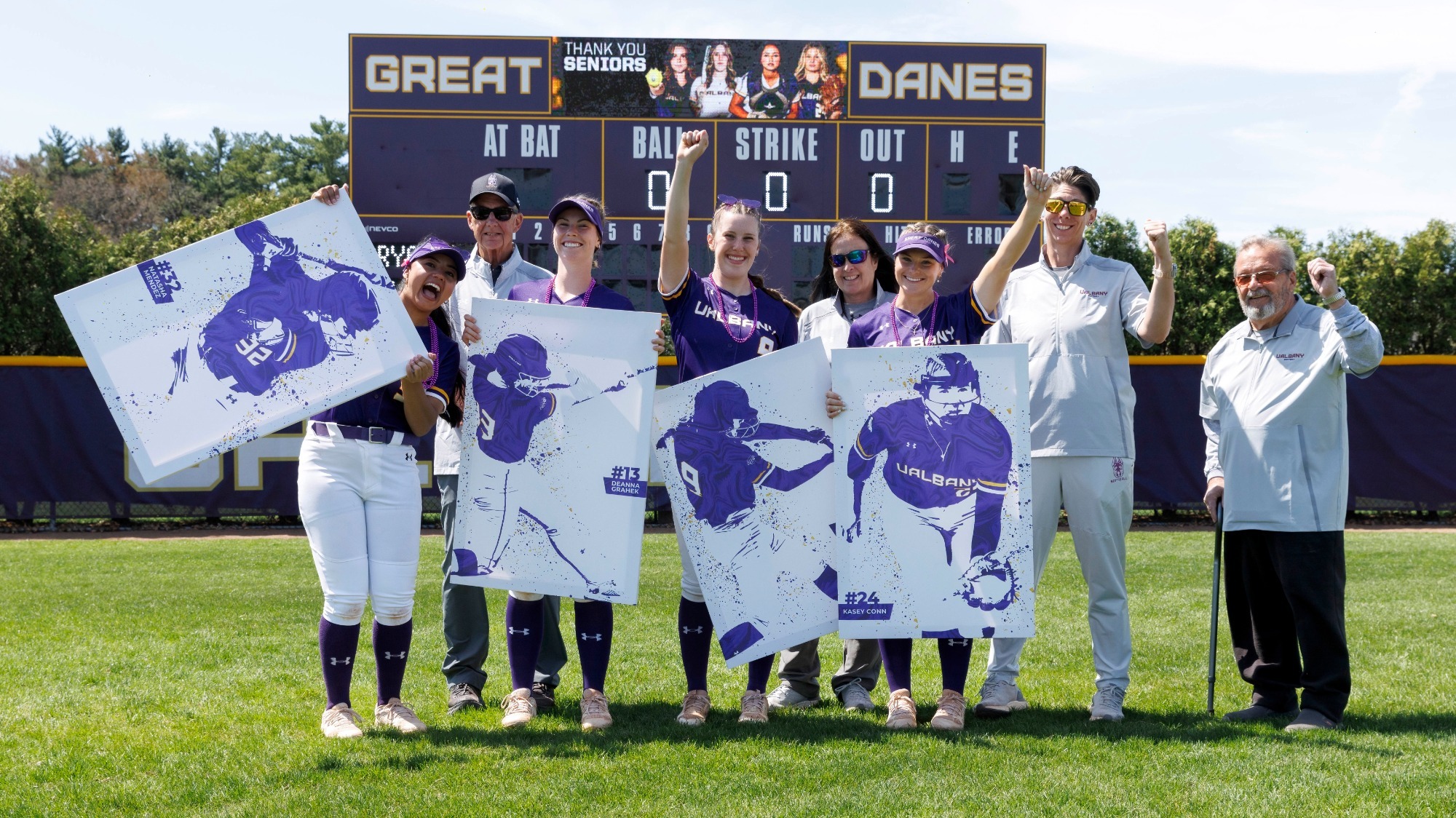 University at Albany Softball Celebrates Senior Day, April 18, 2026 (Photo by Bruce Dudek)
