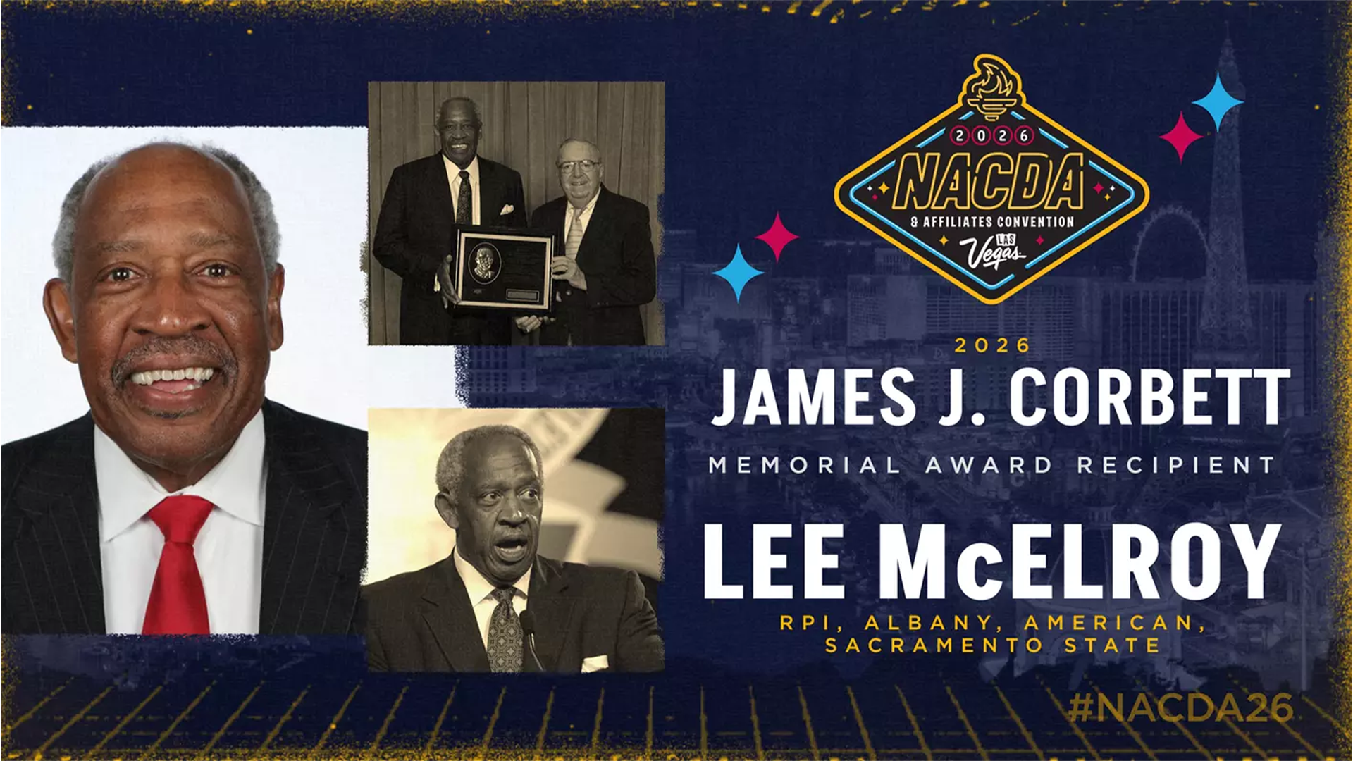 Lee McElroy - NACDA Award