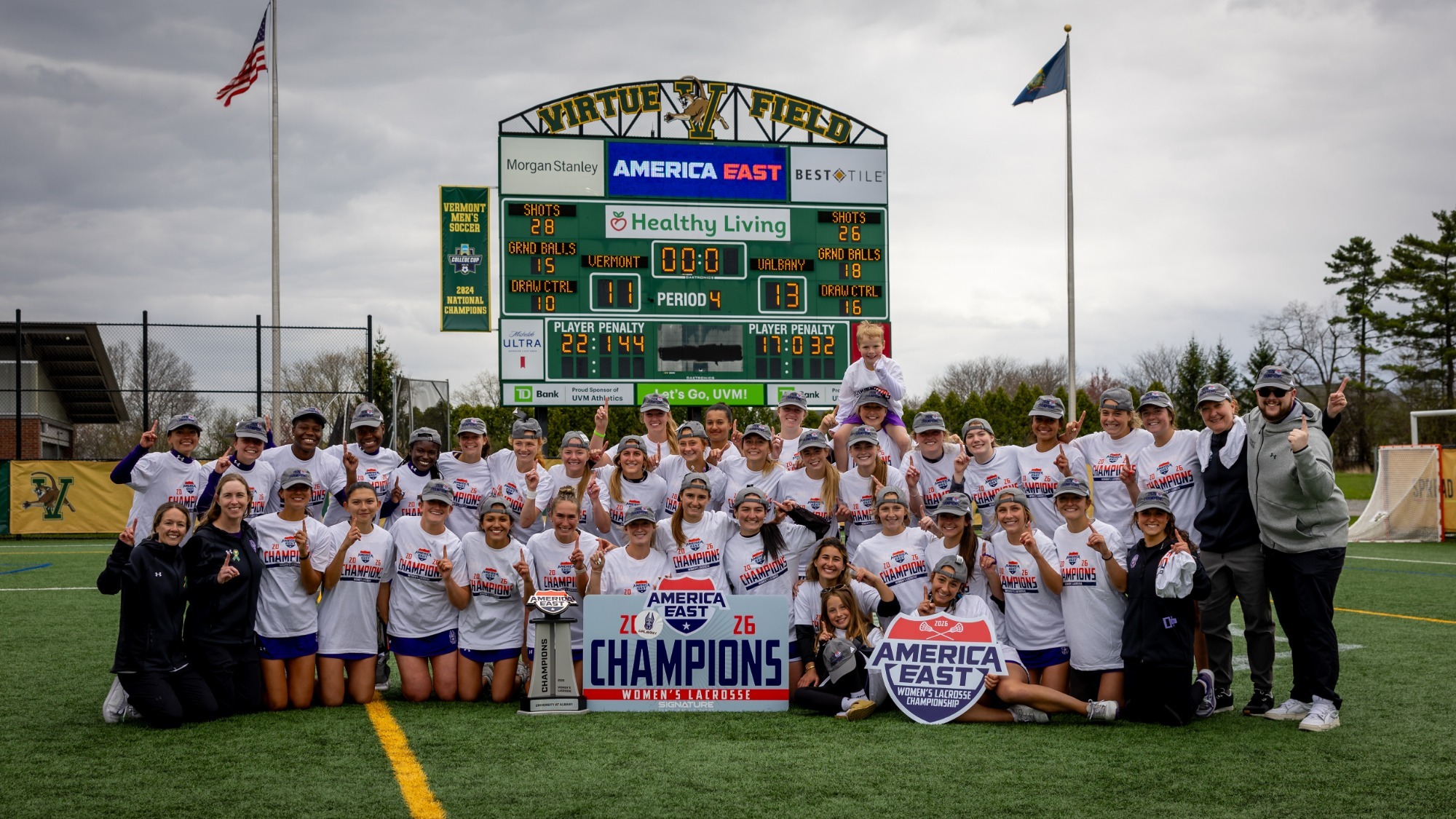 2026 America East Champions - UAlbany Women's Lacrosse