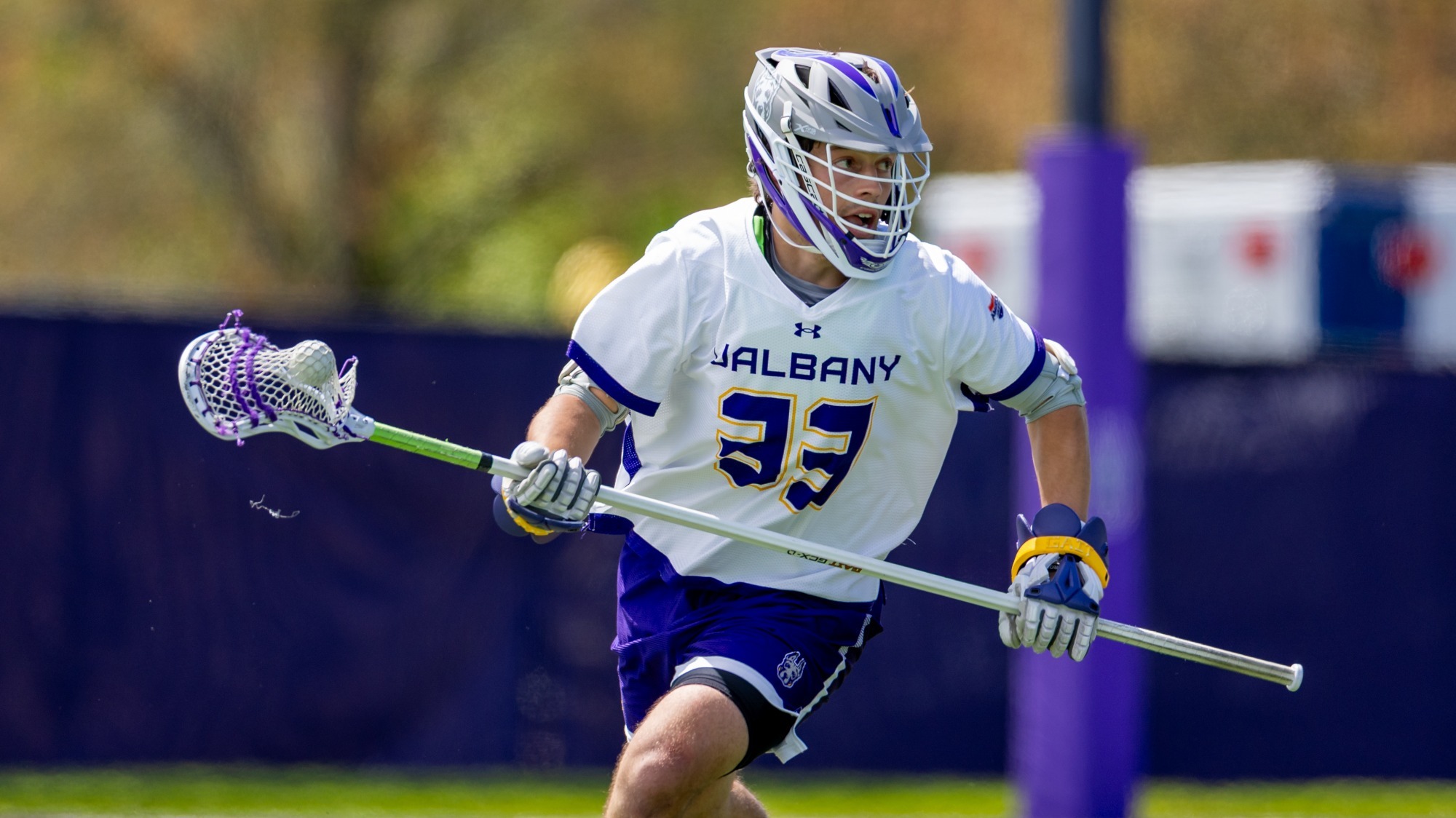 Cade Galko plays in the America East Championship Game against Vermont on May 2, 2026