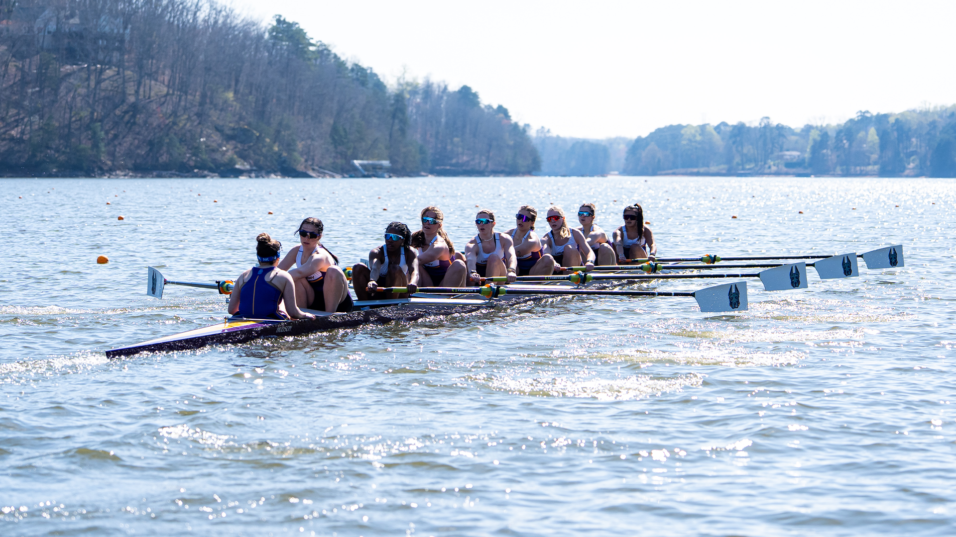 The UAlbany women's rowing team In Georgia for their spring rowing trip on March 19, 2026
