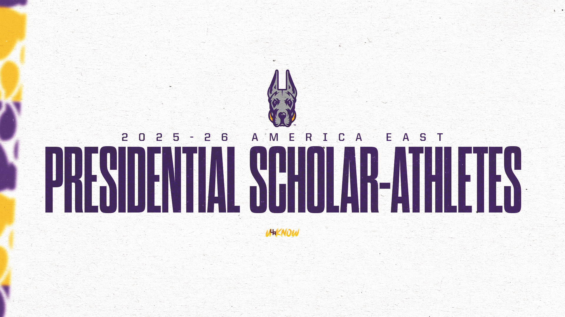 2025-26 AE Presidential Scholar Athletes web graphic