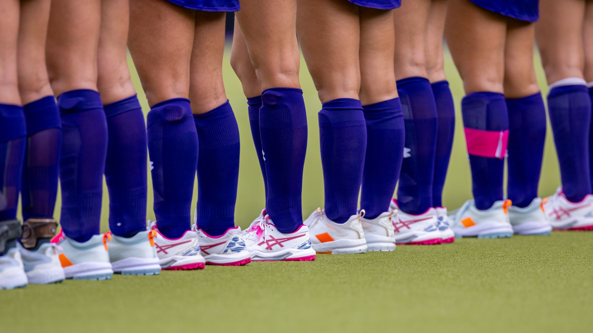 The UAlbany field hockey team hosted Northeastern at Alumni Turf in Albany, New York on Sunday, October 12, 2025.