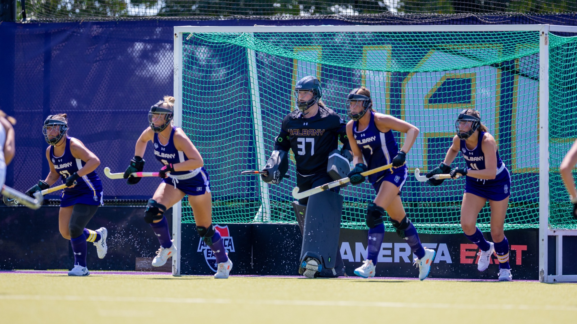 The UAlbany field hockey team hosted Wagner at Alu,ni Turf in Albany, New York on Friday, August 28, 2026.