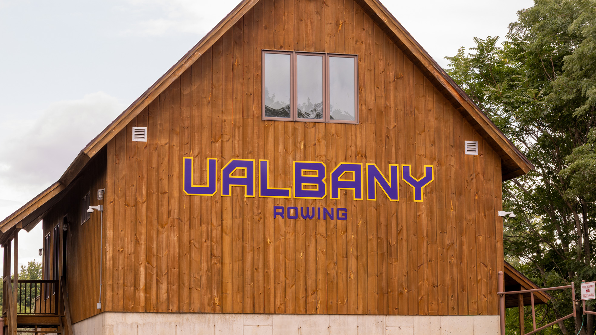 UAlbany Women's Rowing new boat house