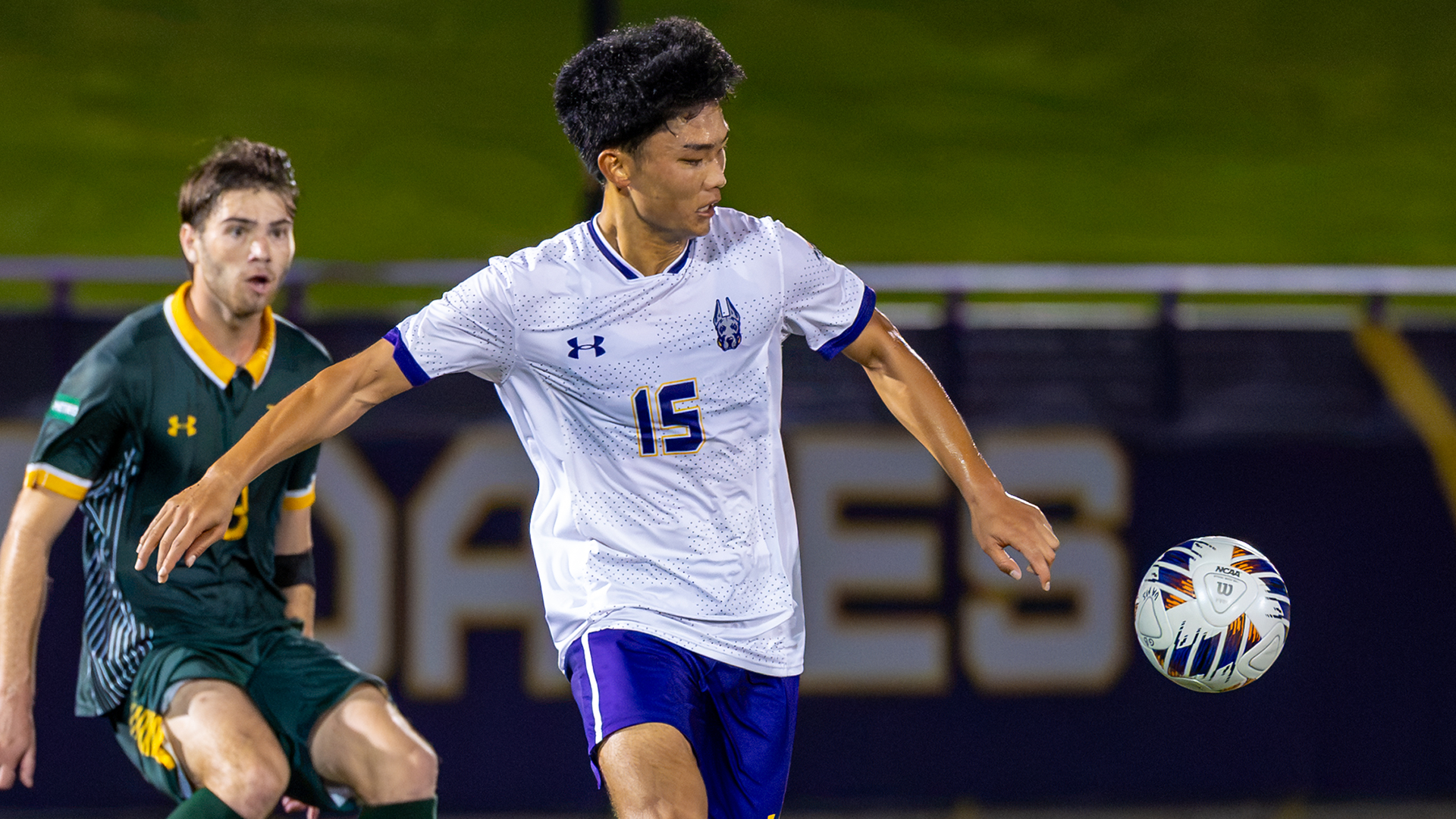 Yuta Kimata vs Siena in Great Danes 2-1 victory over Siena on Tuesday, September 8 at Tom and Mary Casey Stadium in Albany, N.Y.