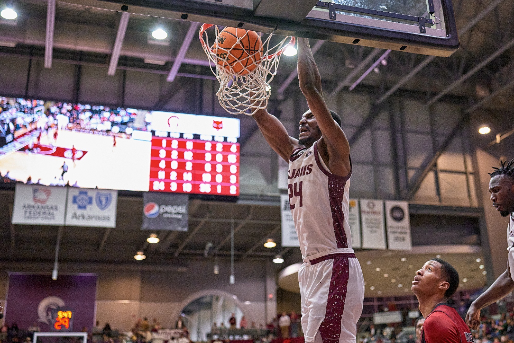 Little Rock Men's Basketball Defeats InState Rivals Arkansas State 77