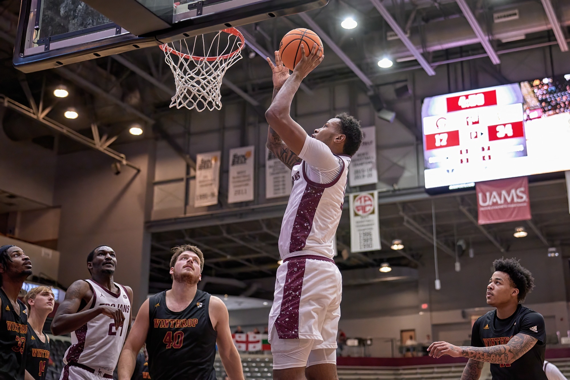 Little Rock Men's Basketball Loses at Home to Winthrop 8568 Little
