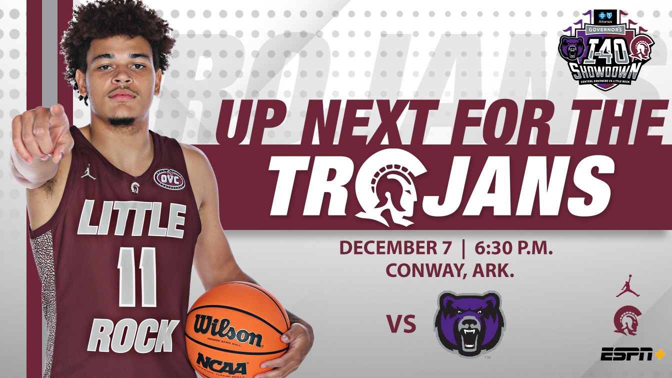 Little Rock Men's Basketball Travels to Central Arkansas for Governor's