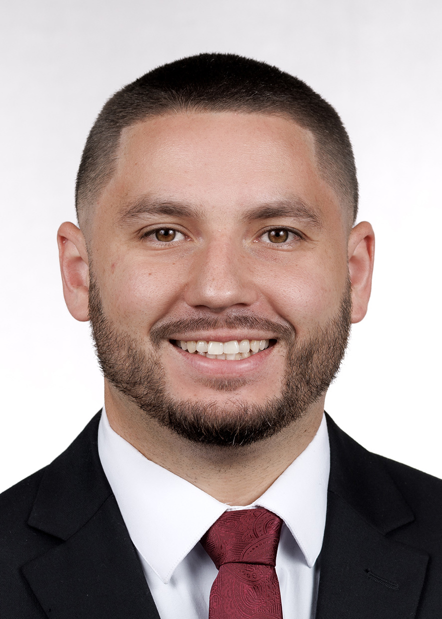 Athletics staff headshot of Evan Eustachy
Photo by Benjamin Krain
