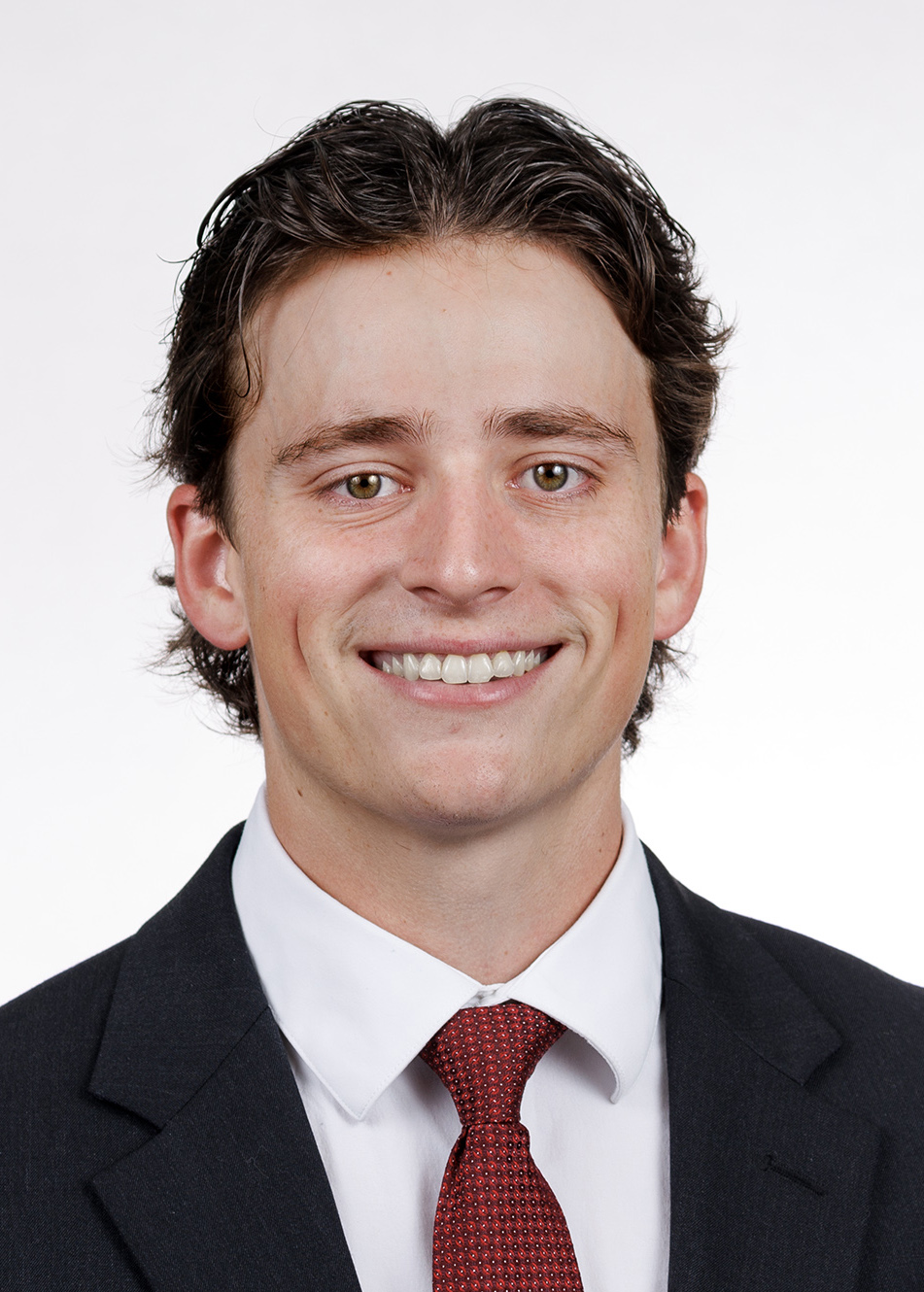 Athletics staff headshot of Jacob Weatherley baseball assistant coach
Photo by Benjamin Krain
