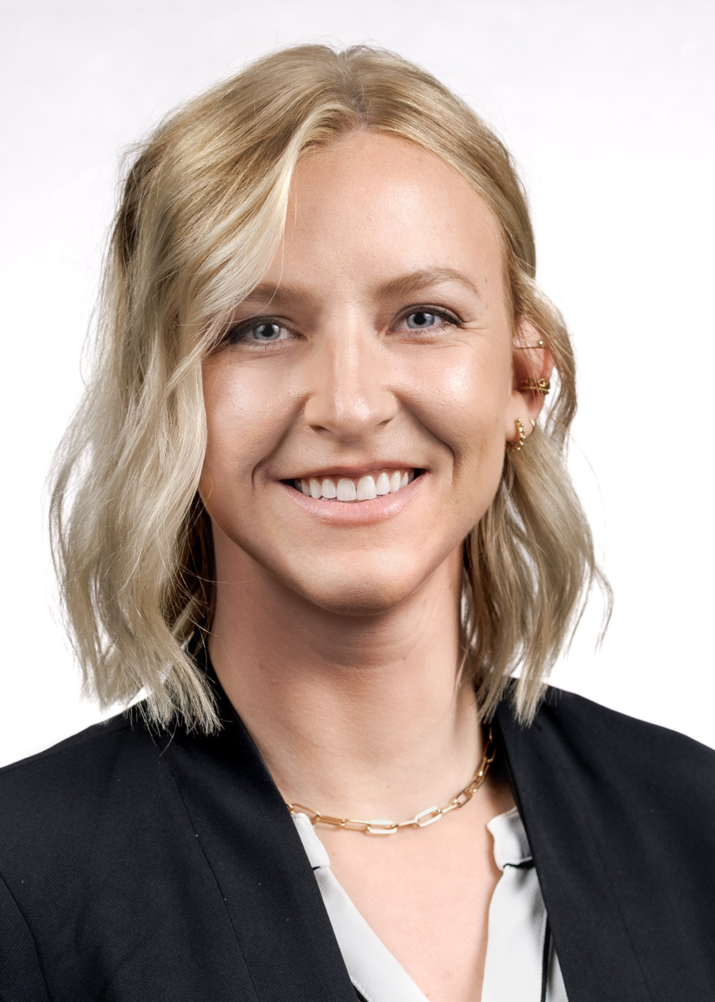 Athletics staff headshot of Jess Kiser, trainer
Photo by Benjamin Krain
