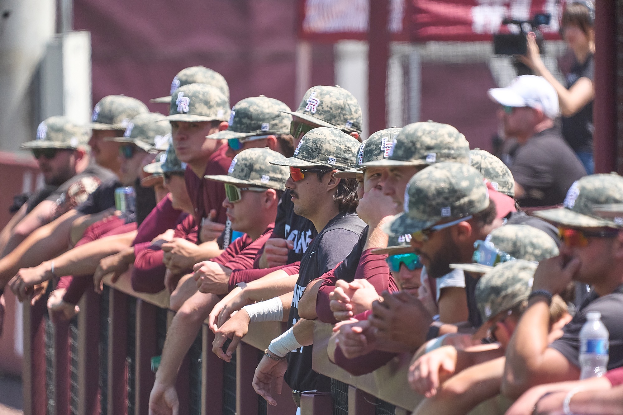 Trojan dugout vs EIU 