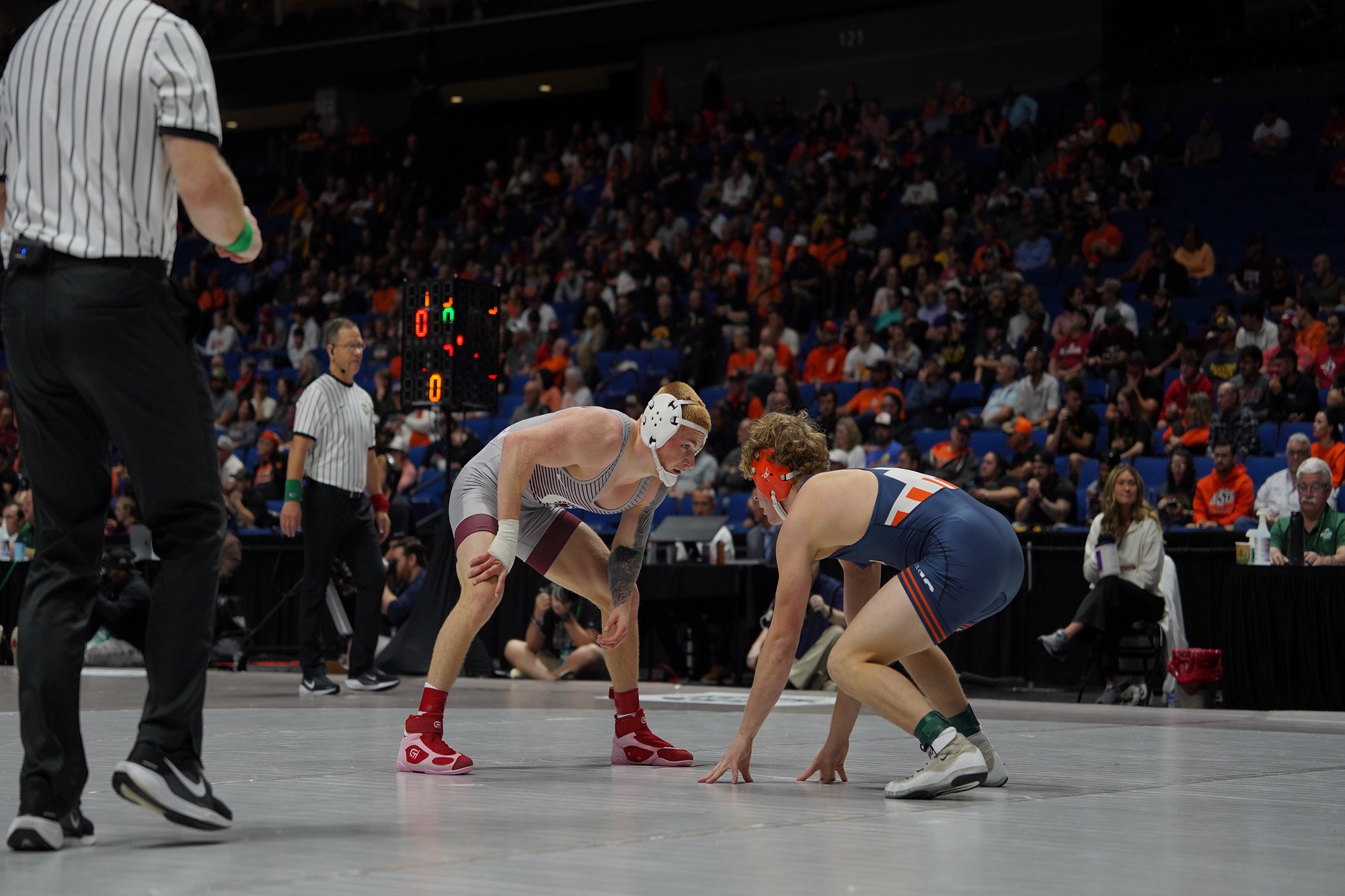 Brock Herman at National Duals 