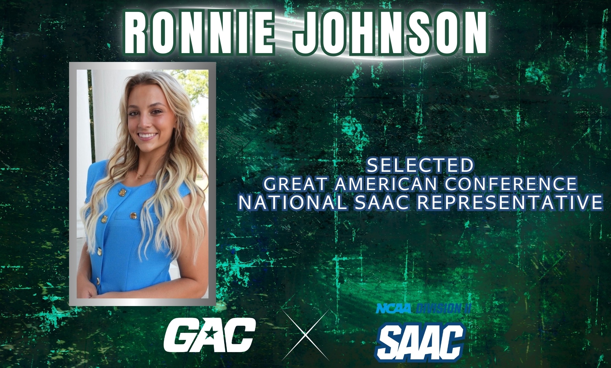 Ronnie Johnson NCAA SAAC Release Graphic