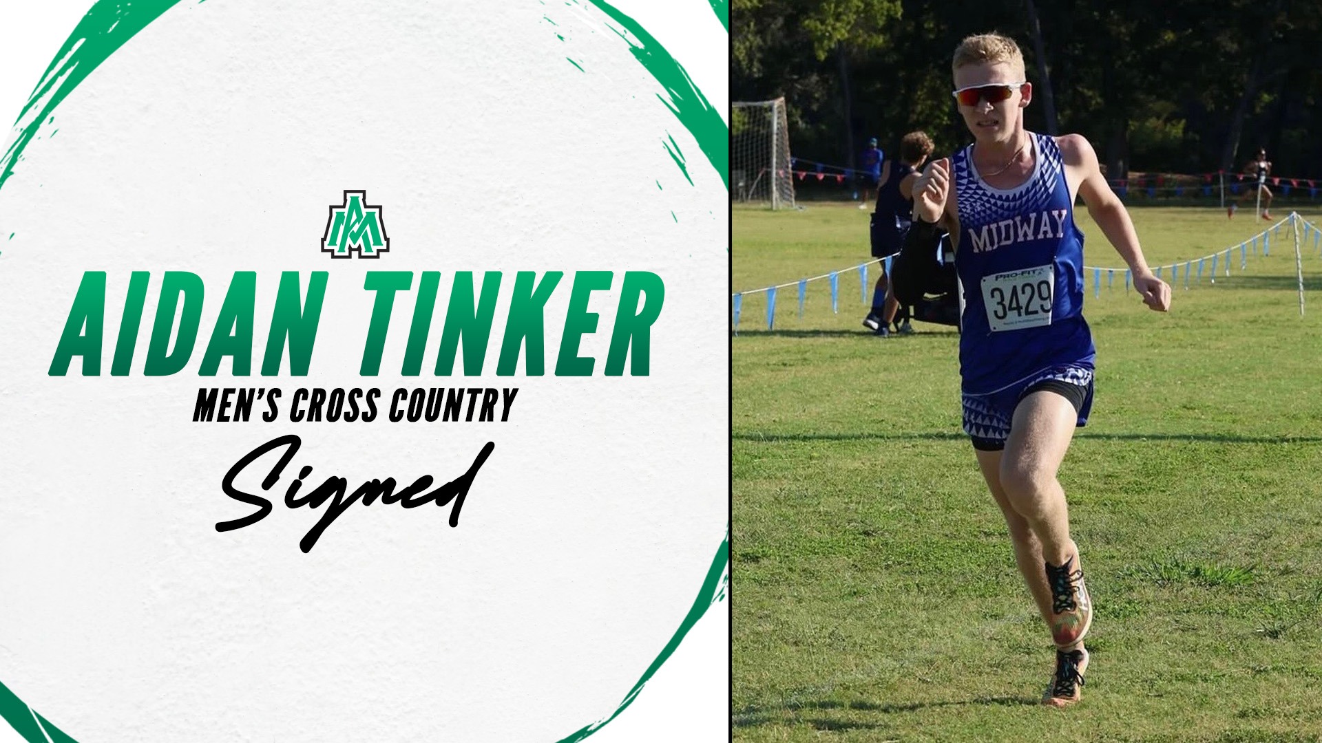 Aidan Tinker - Men's Cross Country Signing