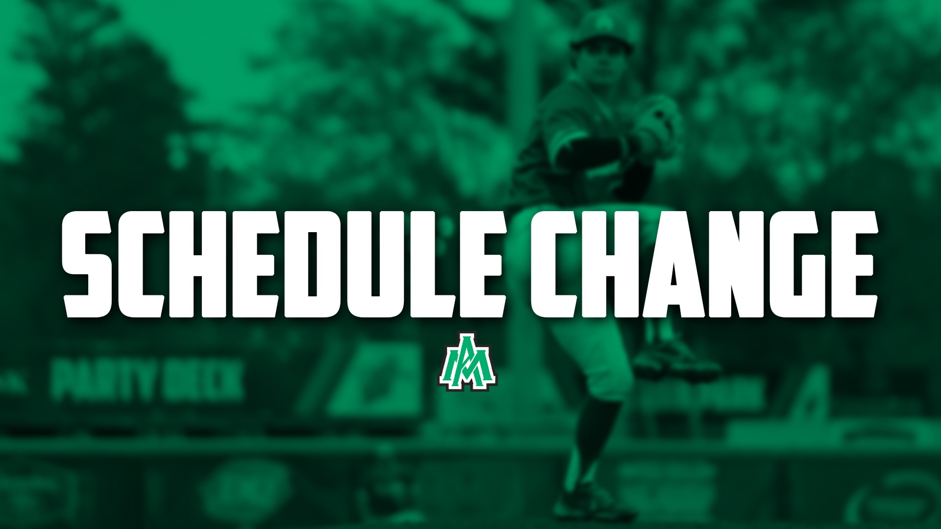 2026 Baseball Schedule Change