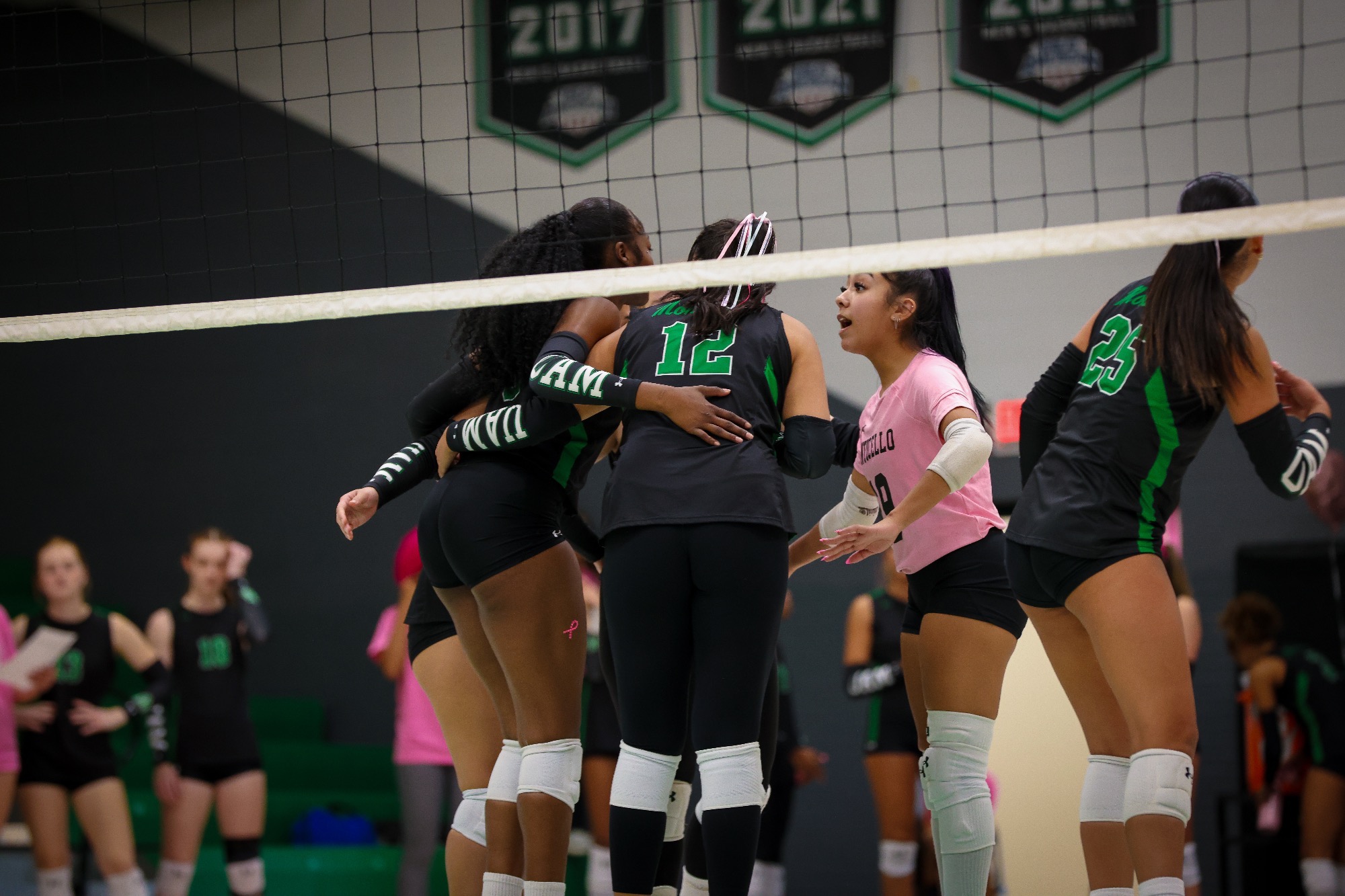 UAM Volleyball Team Pink out 2026