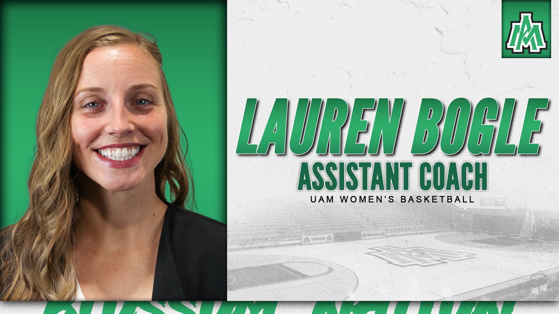 Lauren Bogle - Assistant Coach Release Photo