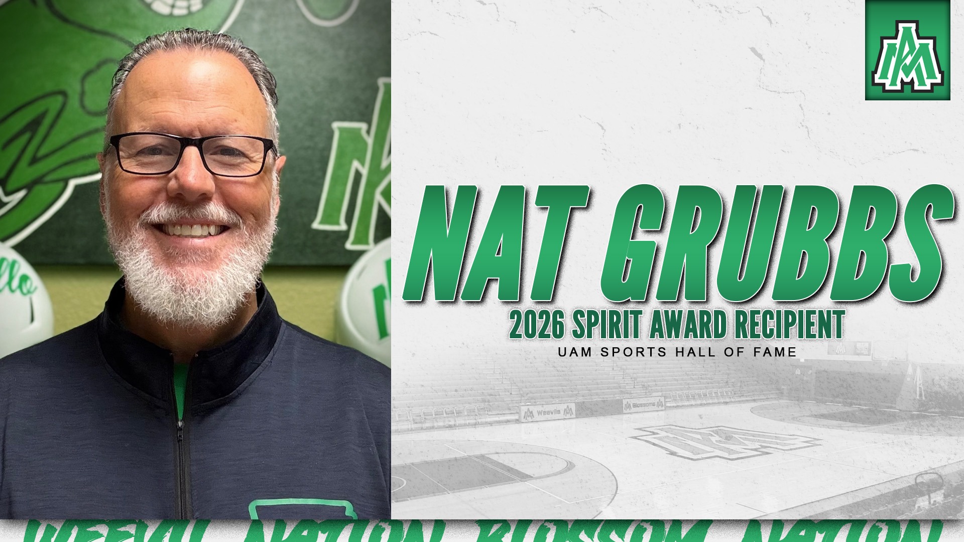 Nat Grubbs - 2026 Spirit Award Winner