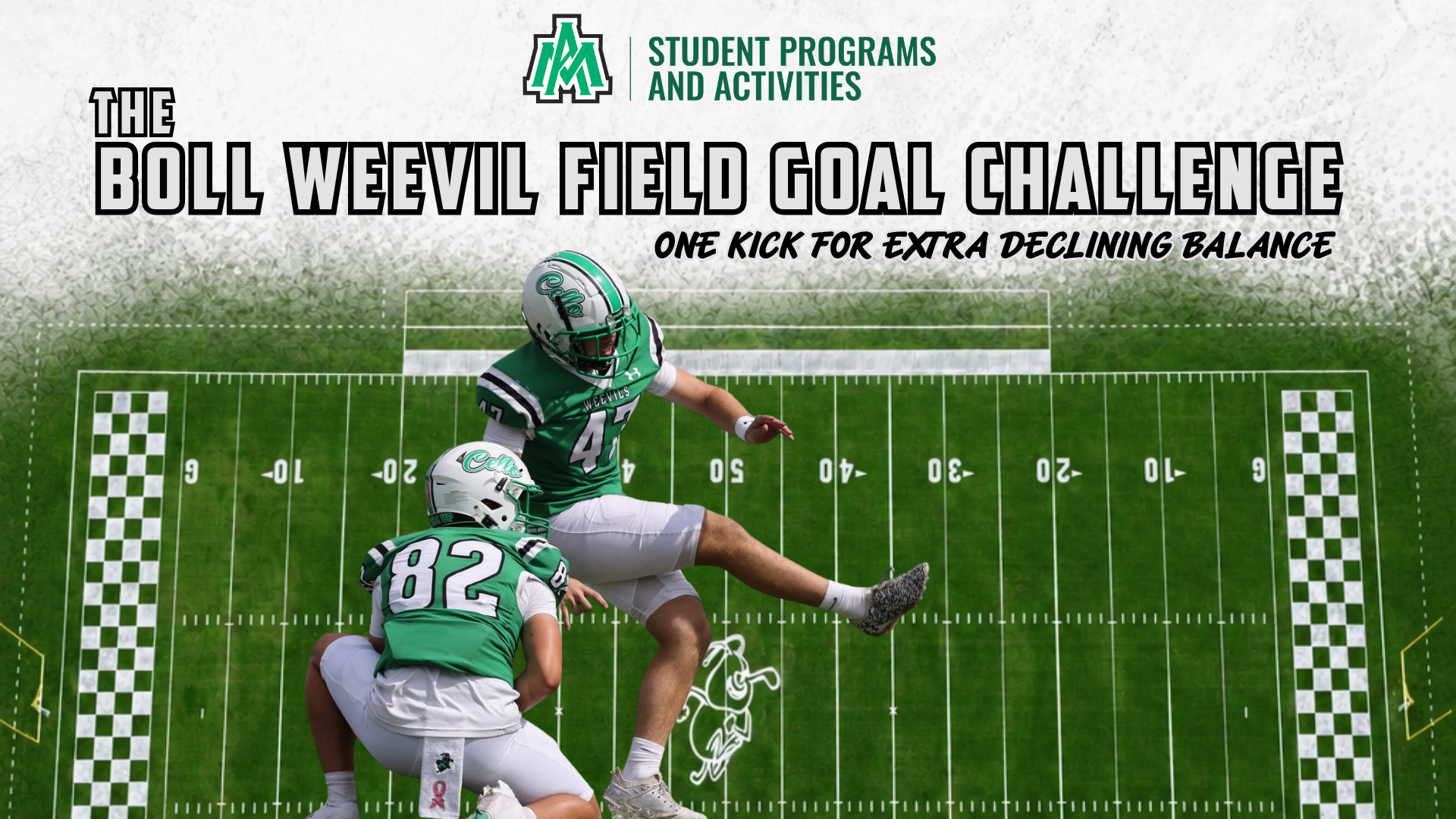 The Boll Weevil Field Goal Challenge (2026 Season)
