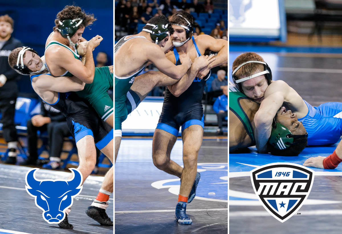 Three Bulls Named to Academic AllMAC Wrestling Team University at