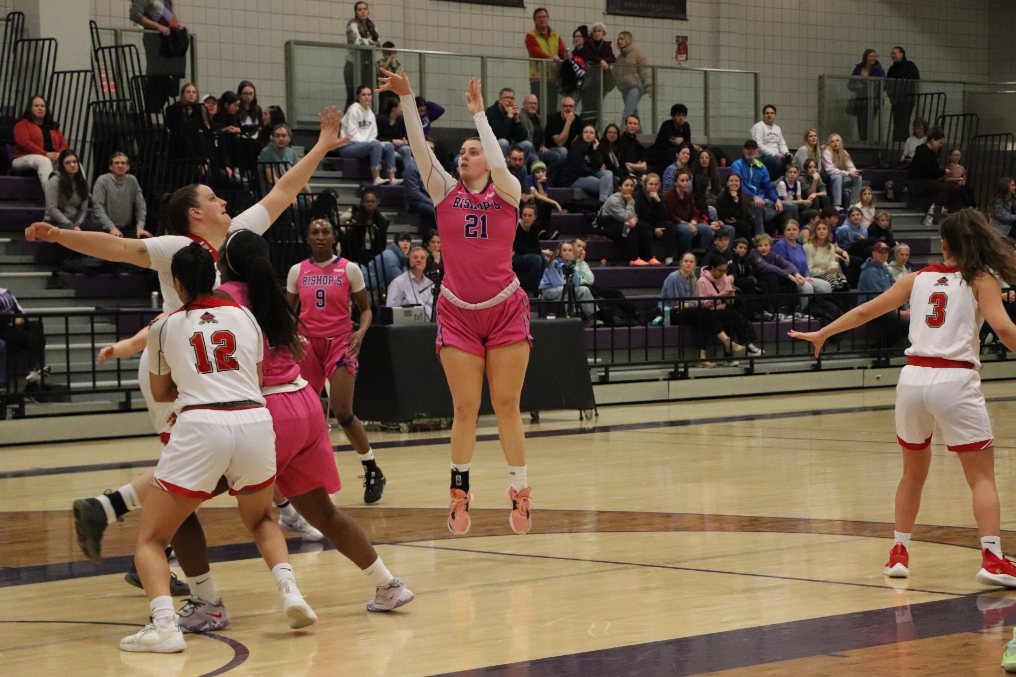 Gaiters Silence Rouge et Or on Saturday Night University