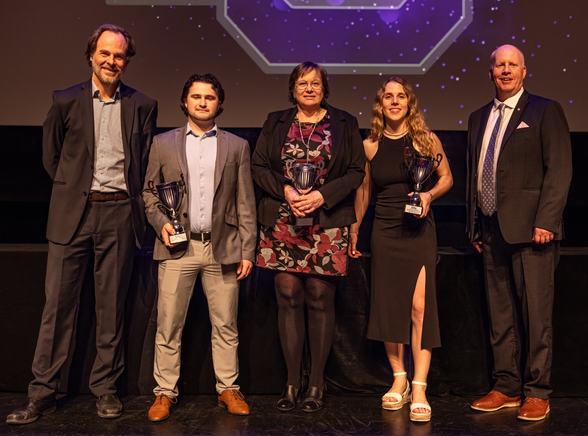 2023-24 Athletes of the Year and Ray Almond