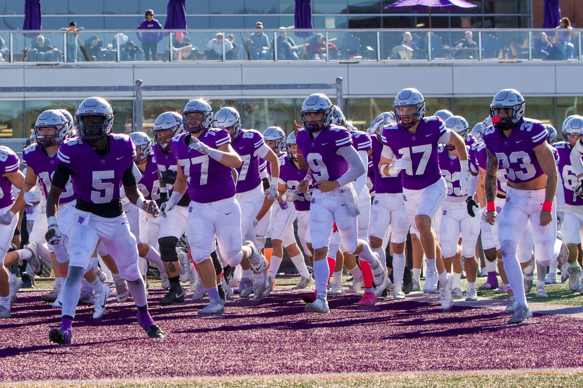 FB Run onto field