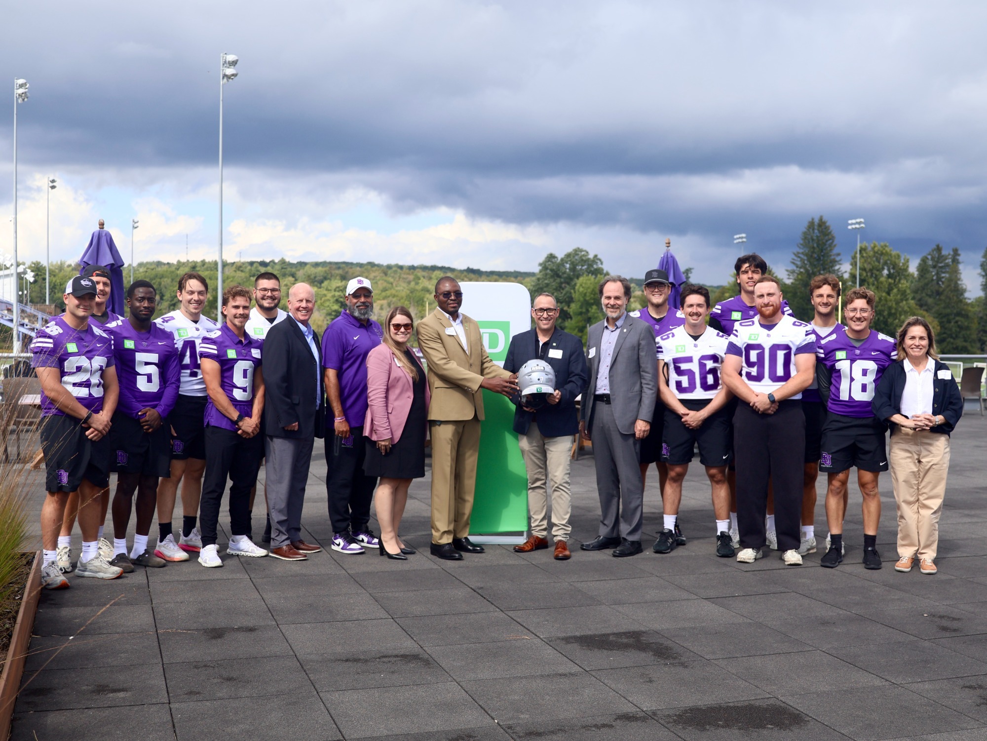 TD announcement Football