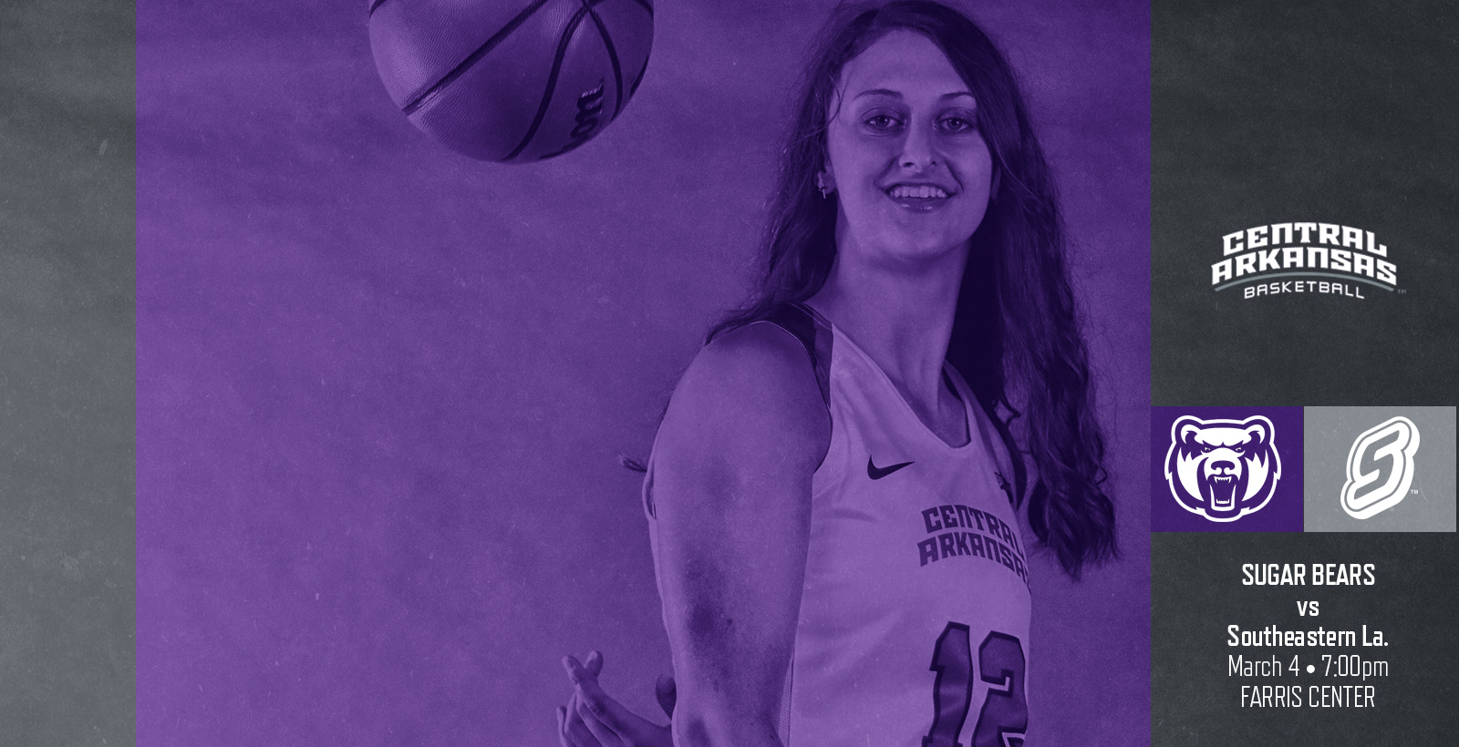 SUGAR BEARS OPEN FINAL WEEK WITH SOUTHEASTERN LOUISIANA University of