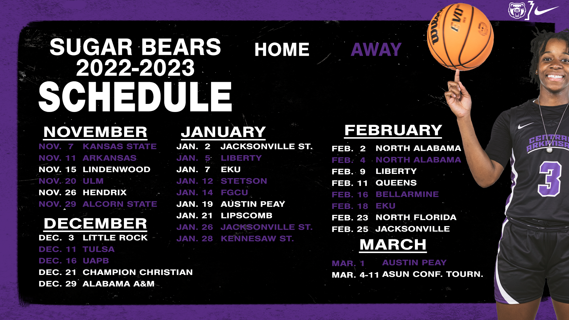 Women's Basketball Announces 202223 Schedule University of Central