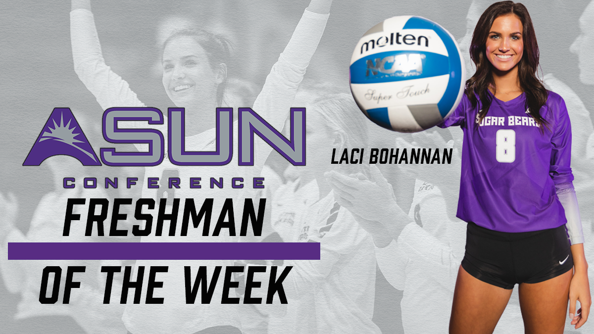 Bohannan Named ASUN Volleyball Freshman of the Week University of