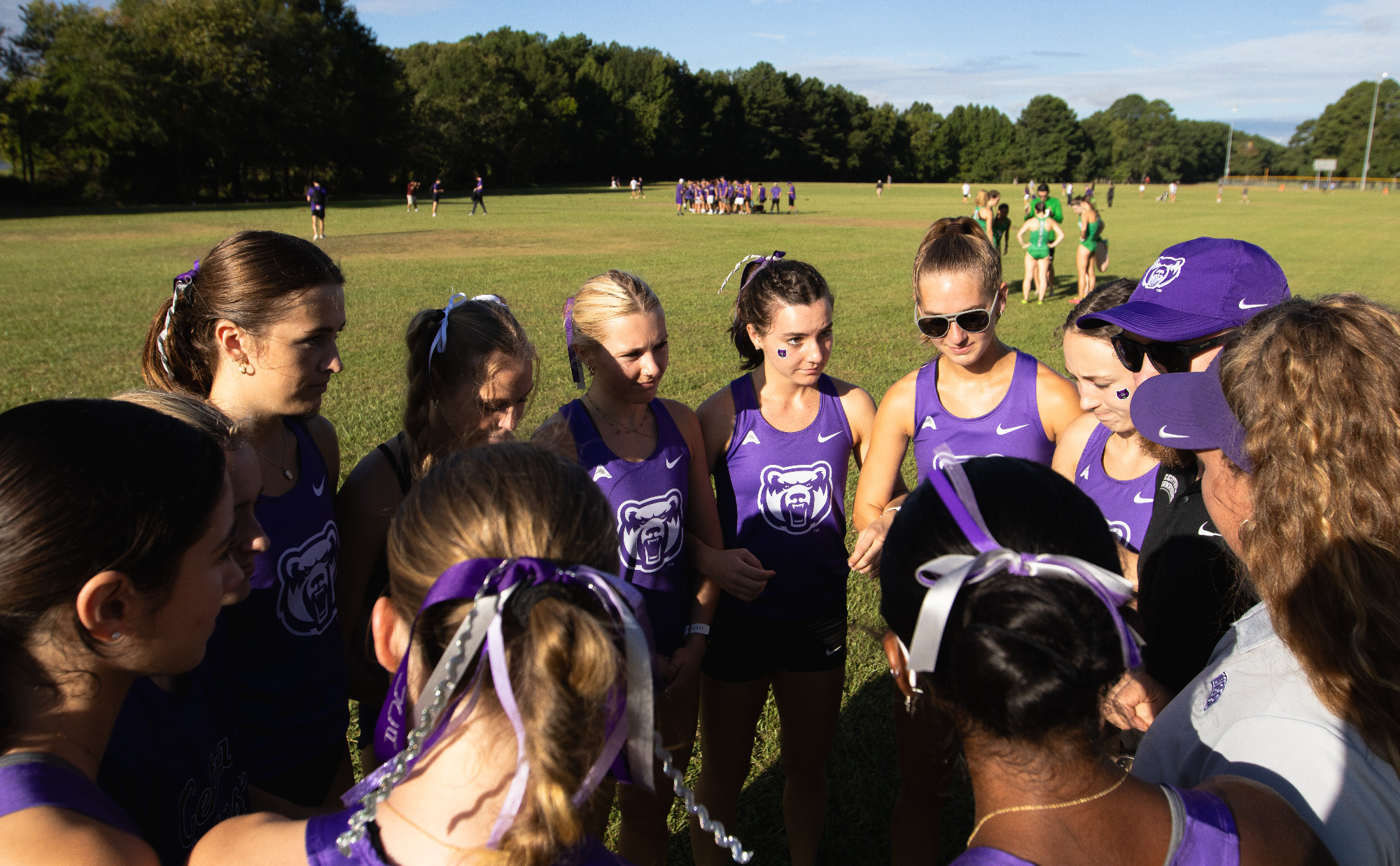 Women's Cross Country Huddle