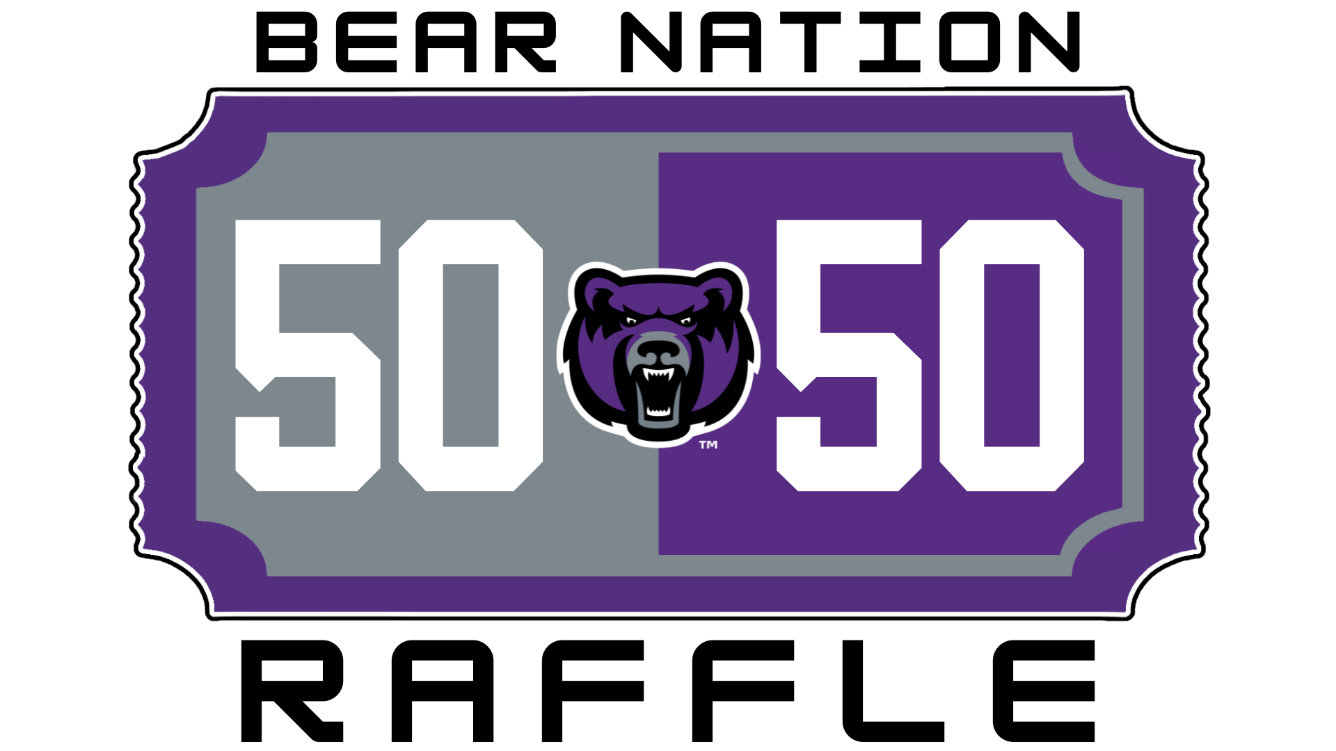 Raffle Logo - Black Text - White background