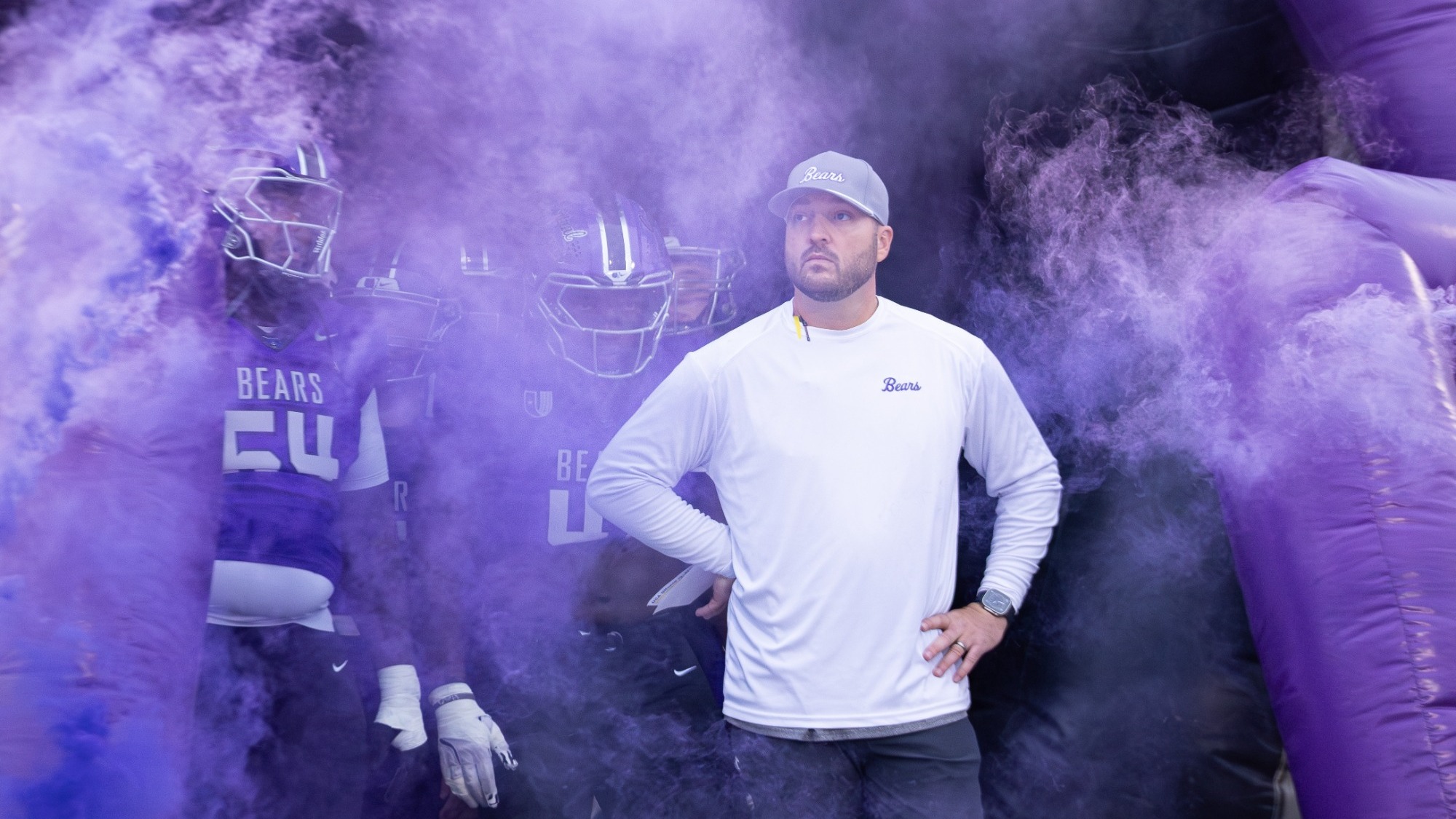 Coach Brown coming out on gameday