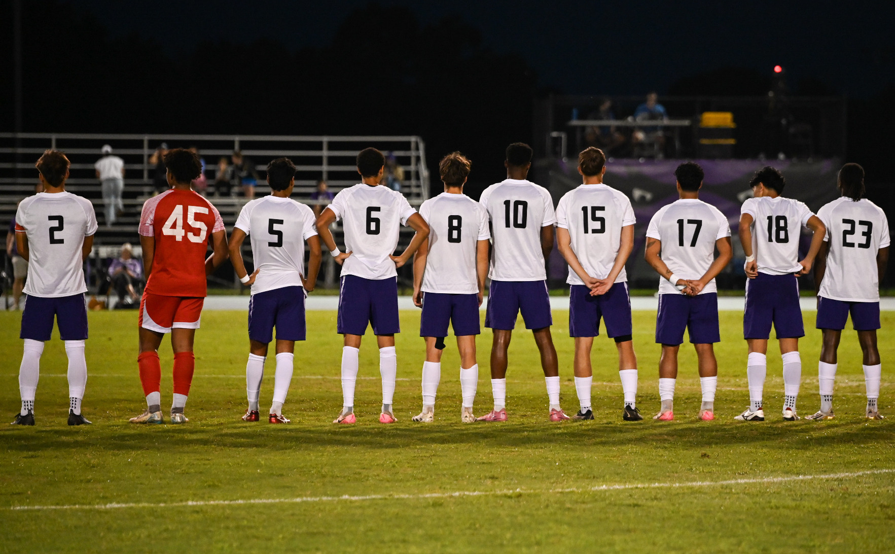 Men's soccer lineup