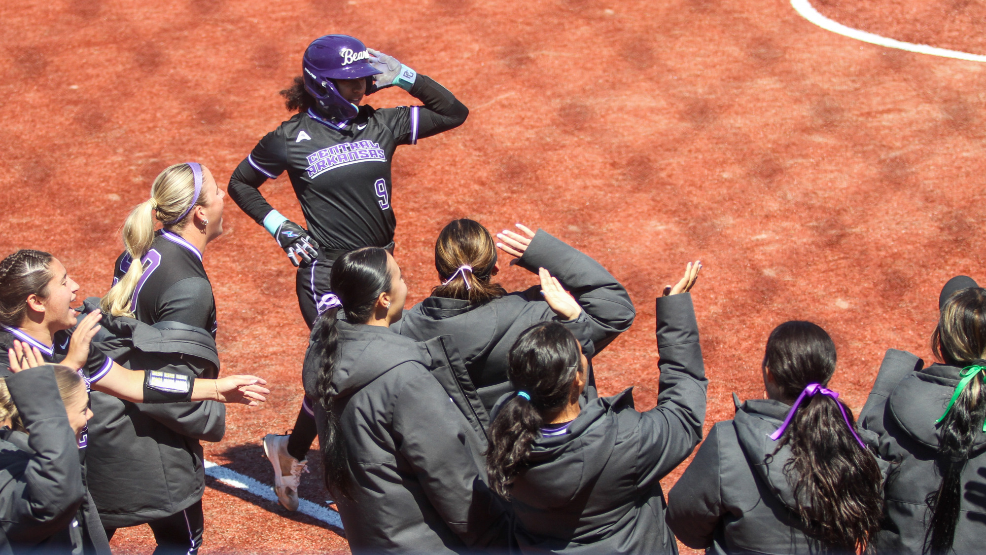 Trinity Brandon Home run celebration