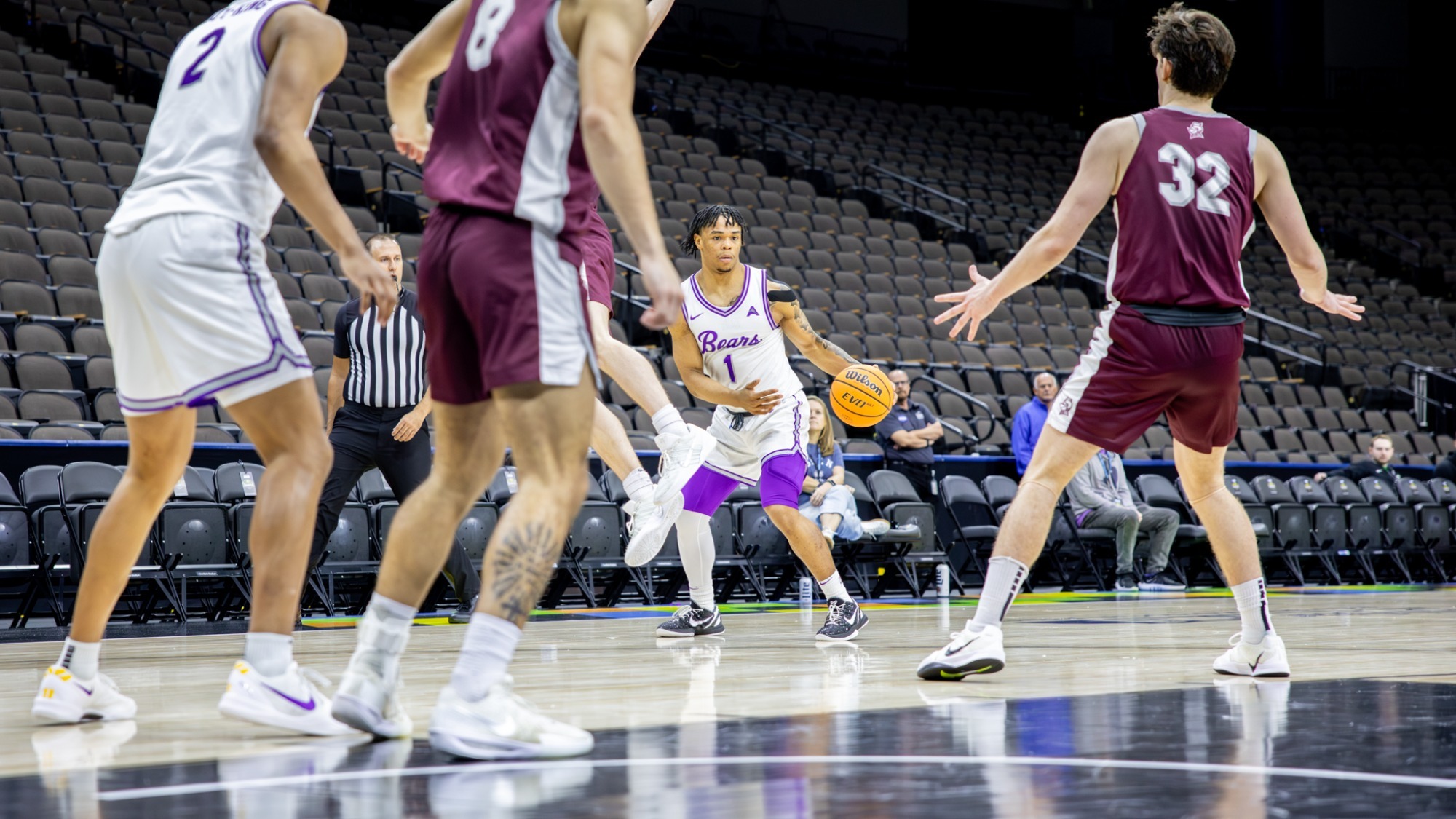 Hunter with the ball