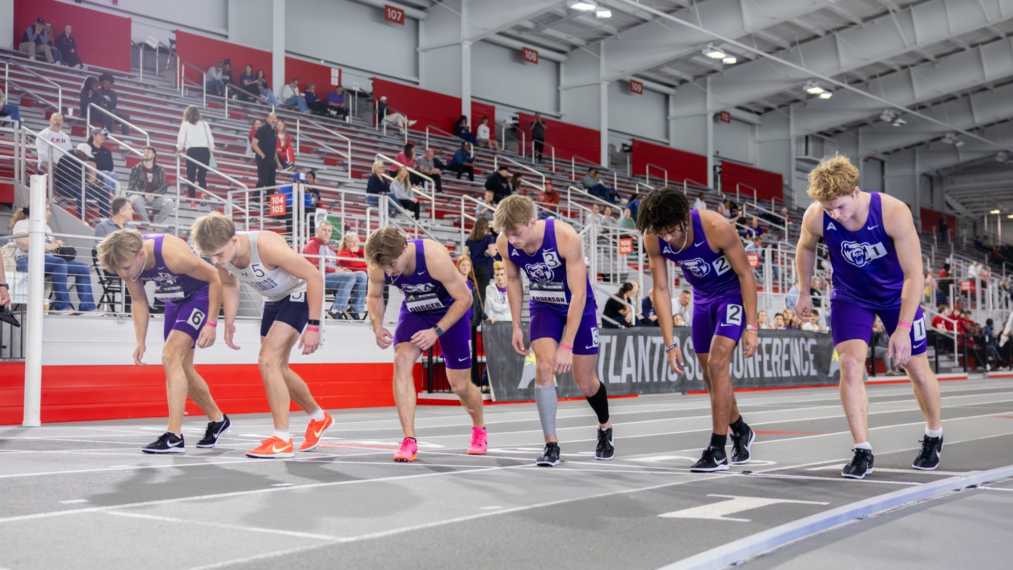 Anderson, Dugger, Jones, McNew, Uptagrafft ASUN Indoor