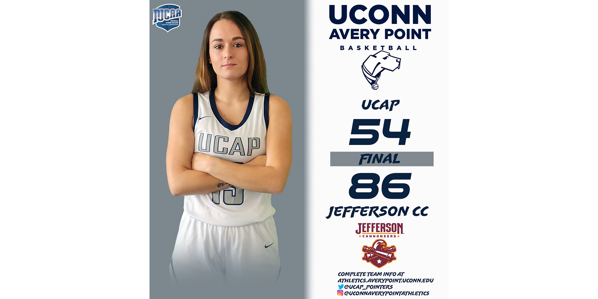 Pointer s Bested By Host Jefferson Community College UCONN Avery Point