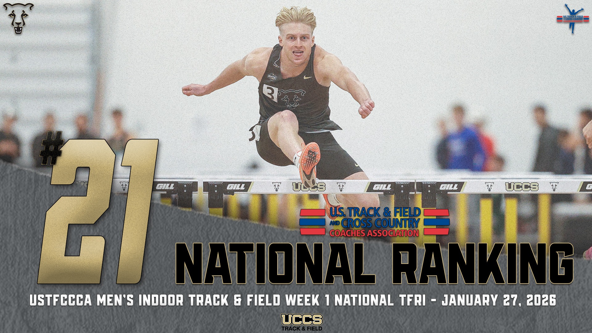 Men's T&F Rank No. 21 Week 1 