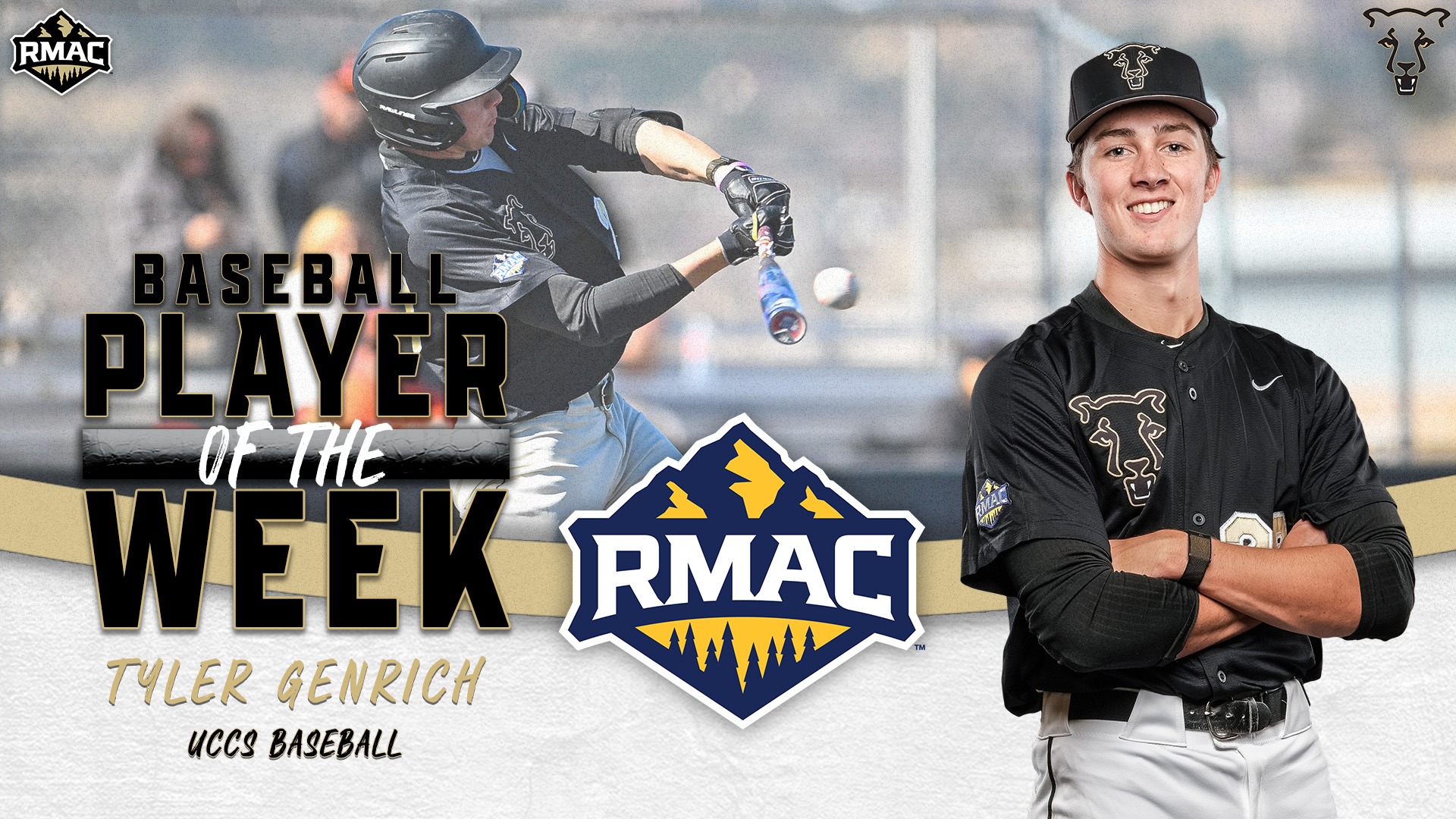 RMAC Baseball Player of the Week (Website) Genrich Week 5