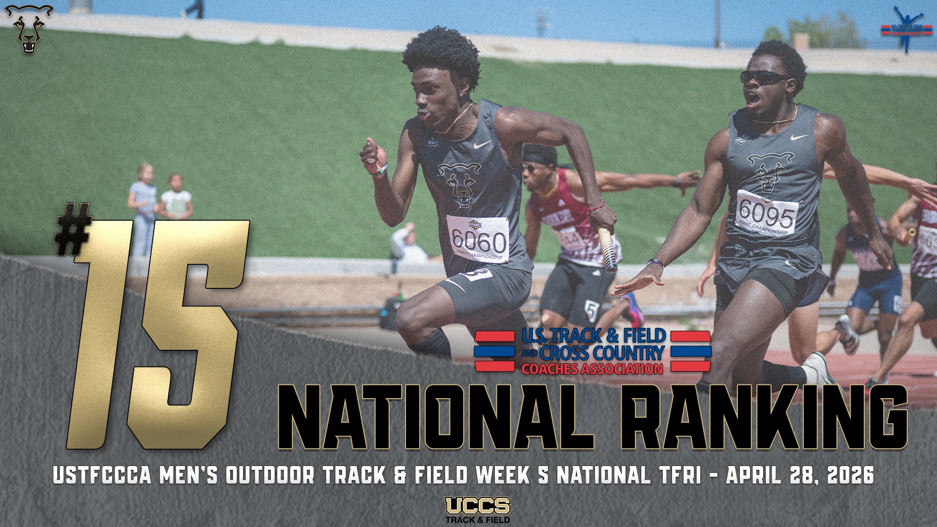 Men's T&F Week 5 National Ranking (No. 15) 