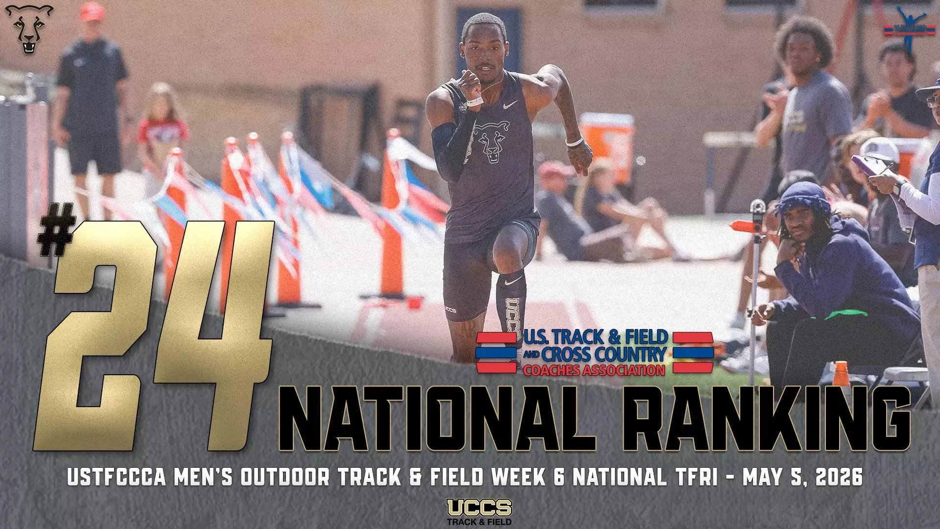 Mens T&F National Rank No. 24 in Week 6 