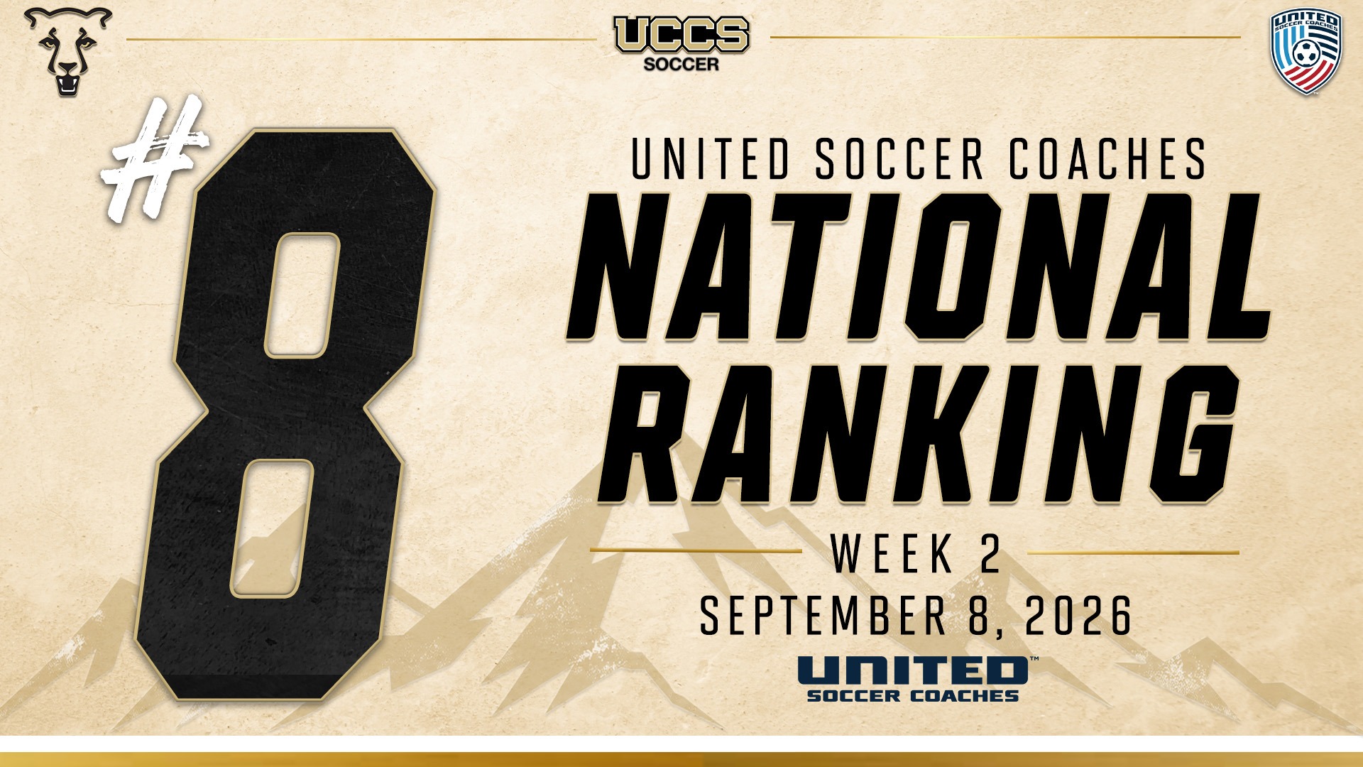 WSOC Week 2 United Soccer Coaches National Poll - 9.8.26