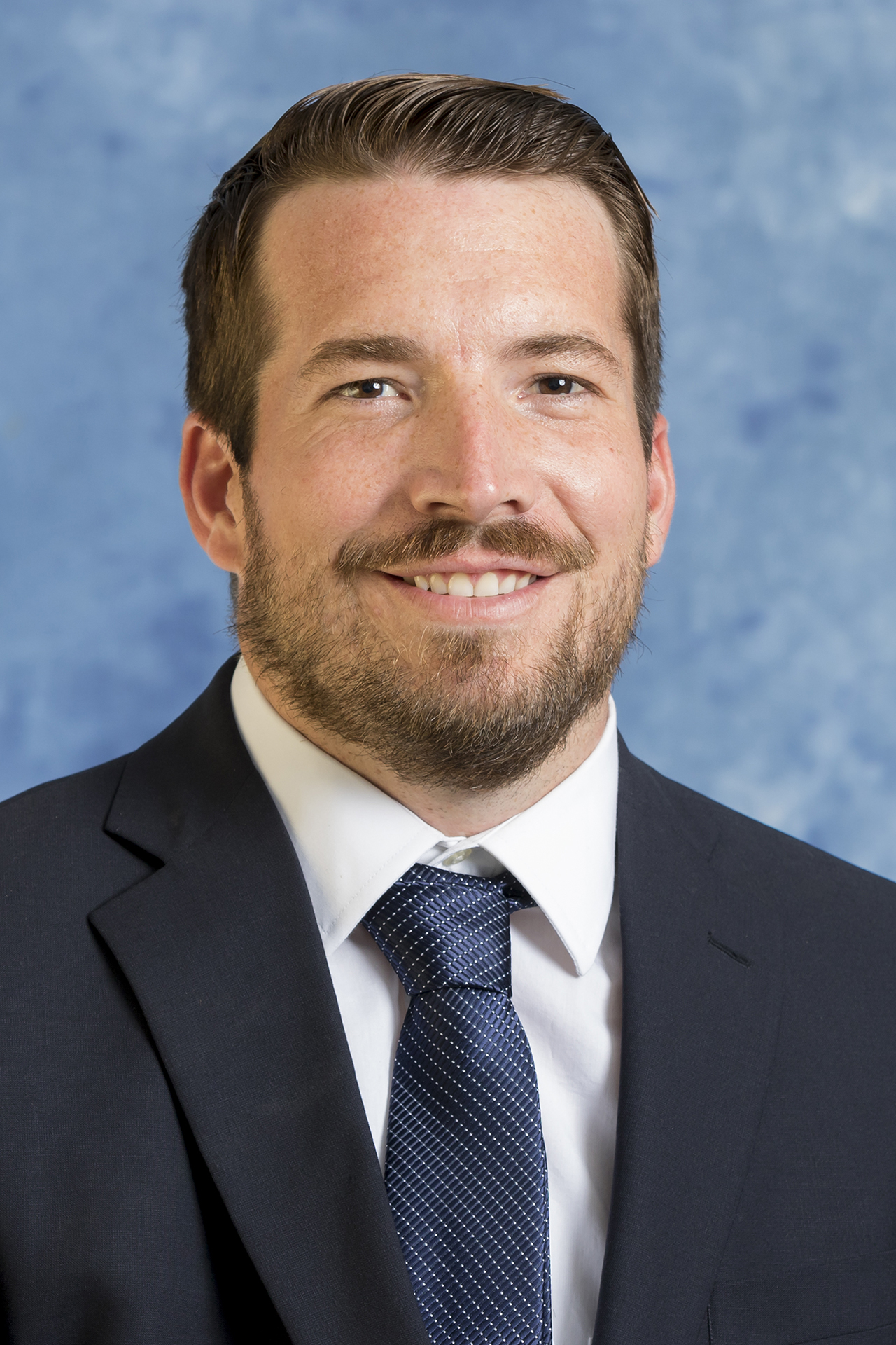 Assistant coach Jacob Thomas 2020-21 department portrait
