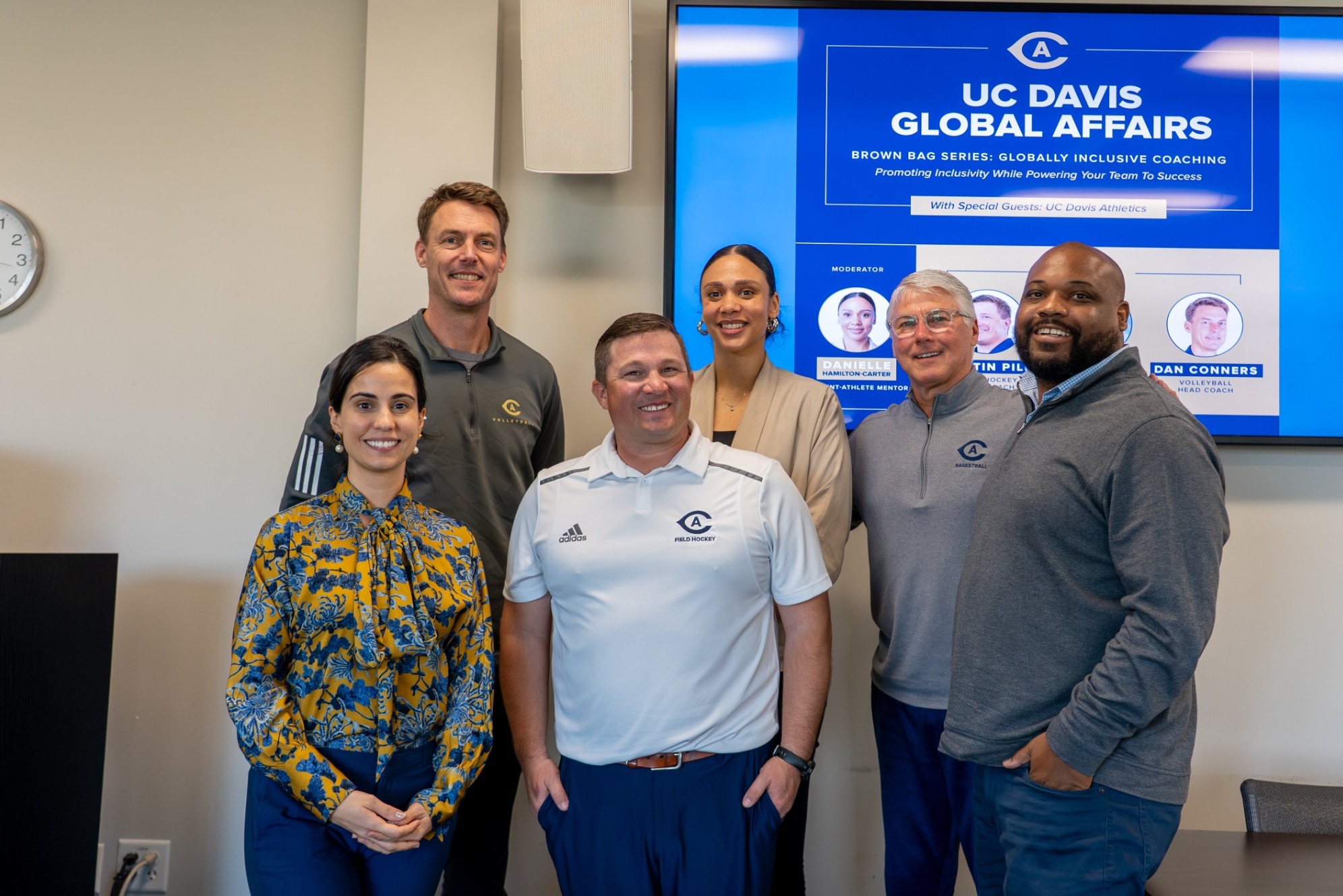 Global Affairs Panel and UC Davis Athletics
